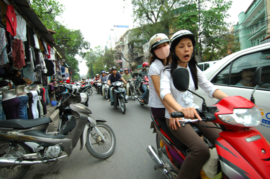 ハノイのバイク